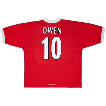 1998-00 Liverpool Home Shirt Owen #10 - 6/10 - (XL)