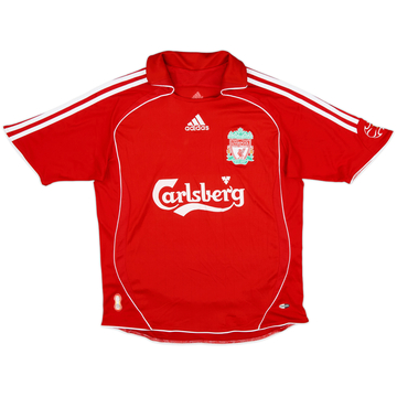 2006-08 Liverpool Home Shirt - 7/10 - (L.Boys)