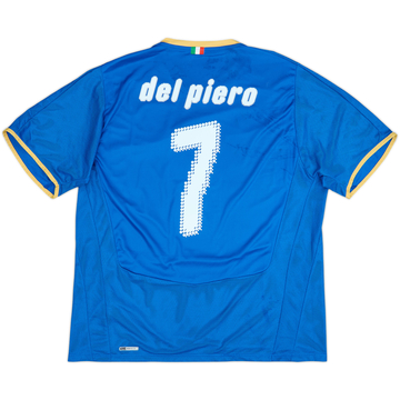 2007-08 Italy Home Shirt Del Piero #7 - 5/10 - (XL)
