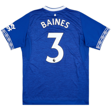 2018-19 Everton Home Shirt Baines #3 - 9/10 - (L)
