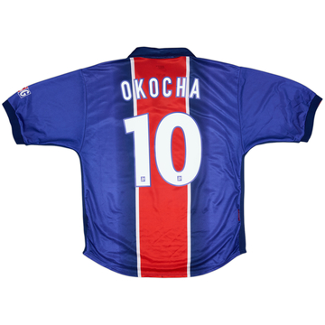 1998-99 Paris Saint-Germain Home Shirt Okocha #10 - 8/10 - (L)