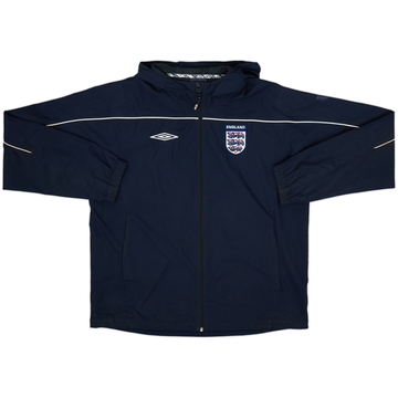 2007-09 England Umbro Hooded Rain Jacket - 8/10 - (L)
