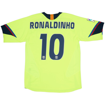 2005-06 Barcelona Away Shirt Ronaldinho #10 - 8/10 - (M)