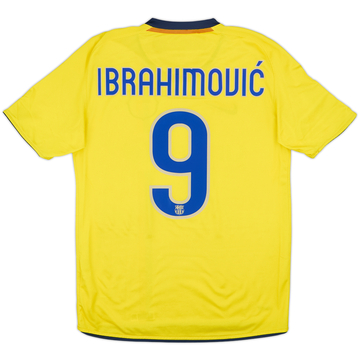 2008-10 Barcelona Away Shirt Ibrahimovic #9 - 8/10 - (S)