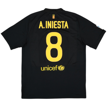 2011-12 Barcelona Away Shirt A.Iniesta #8 - 9/10 - (L)