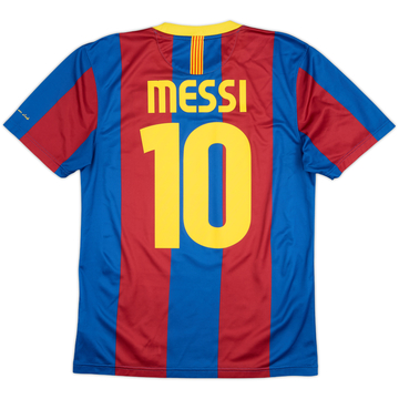 Camiseta Basic de local del Barcelona 2010-11 con Messi #10 - 10/10 - (S)