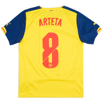 2014-15 Arsenal Away Shirt Arteta #8 - 9/10 - (S)