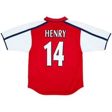 2000-02 Arsenal Home Shirt Henry #14 - 10/10 - (M)