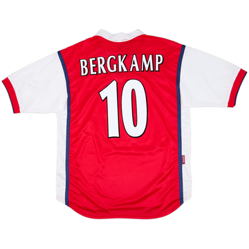 1998-99 Arsenal Home Shirt Bergkamp #10 - 8/10 - (L)