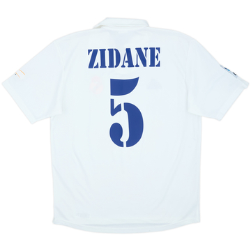 2001 Real Madrid Home Shirt Zidane #5 - 9/10 - (M)