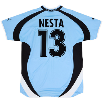 2000-01 Lazio Home Shirt Nesta #13 - 8/10 - (XL)