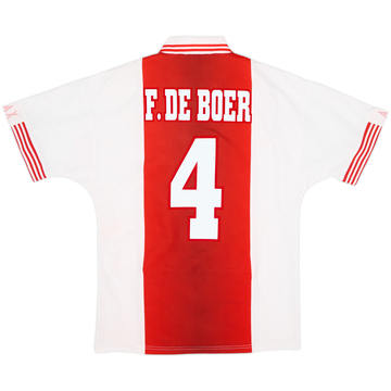 Camiseta de local del Ajax 1997-98 F.De Boer #4 - 8/10 - (S)