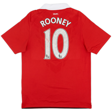 2010-11 Manchester United Home Shirt Rooney #10 - 4/10 - (M)