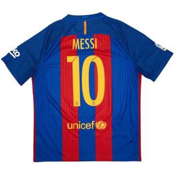 2016-17 Barcelona Home Shirt Messi #10 - 7/10 - (L)