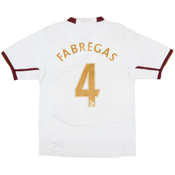 2007-08 Arsenal Away Shirt Fabregas #4 - 5/10 - (S)