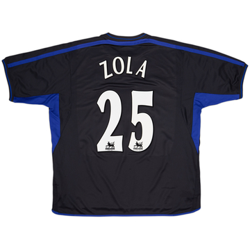 2002-04 Chelsea Away Shirt Zola #25 - 7/10 - (XXL)