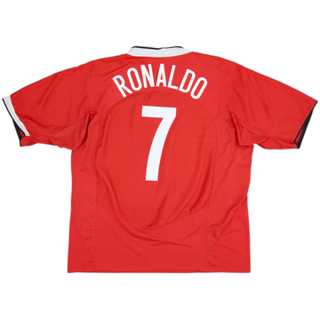 Camiseta de local de Manchester United 2004-06 Ronaldo #7 - 6/10 - (3XL)