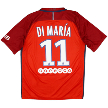 2016-17 Paris Saint-Germain Away Shirt Di Maria #11 - 6/10 - (M)