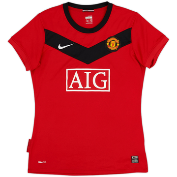 2009-10 Manchester United Home Shirt - 9/10 - (Women's M)