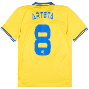 2013-14 Arsenal Away Shirt Arteta #8 - 7/10 - (S)