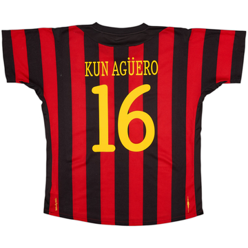 2011-12 Manchester City Away Shirt Kun Aguero #16 - 7/10 - (L)