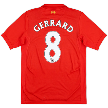 2012-13 Liverpool Camiseta Local Gerrard #8 - 5/10 - (S)