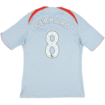Camiseta de visitante del Liverpool 2008-09 Gerrard #8 - 5/10 - (M)