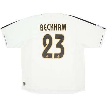 2003-04 Real Madrid Home Shirt Beckham #23 - 7/10 - (L)