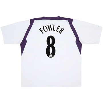 2004-05 Manchester City Away Shirt Fowler #8 - 5/10 - (3XL)