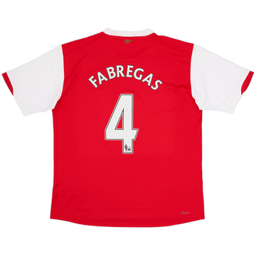 2006-08 Arsenal Home Shirt Fabregas #4 - 6/10 - (L)