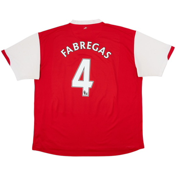 2006-08 Arsenal Home Shirt Fabregas #4 - 5/10 - (XXL)