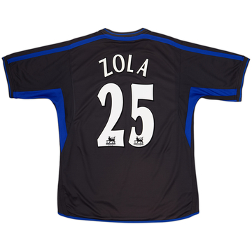 2002-04 Chelsea Camiseta de visitante Zola #25 - 8/10 - (L)