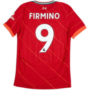 2021-22 Liverpool Authentic Home Shirt Firmino #9 - 10/10 - (S)