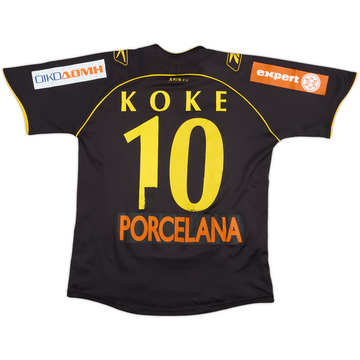 2008-09 Aris Thessaloniki Away Shirt Koke #10 - 4/10 - (S)