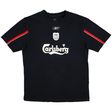 2002-03 Liverpool Reebok Cotton Tee - 7/10 - (M)