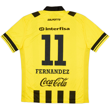 2014 Club Guarani Home Shirt Fernandez #11 - 9/10 - (L)