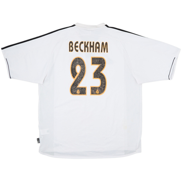 2003-04 Real Madrid Home Shirt Beckham #23 - 5/10 - (XL)
