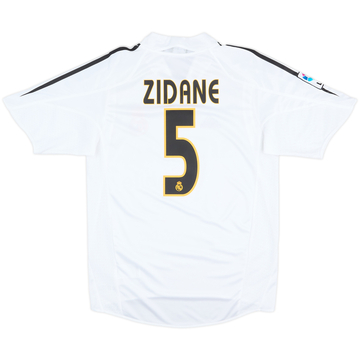 2004-05 Real Madrid Camiseta Local Zidane #5 - 9/10 - (S)