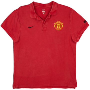 2011-12 Manchester United Nike Polo Shirt - 7/10 - (L)