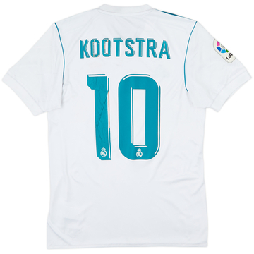 2017-18 Real Madrid Home Shirt Kootstra #10 - 4/10 - (S)