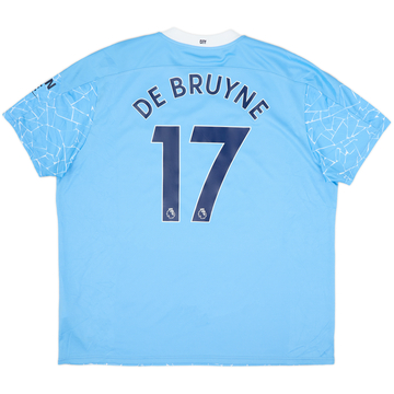 Camiseta de local del Manchester City 2020-21 De Bruyne #17 - 9/10 - (3XL)