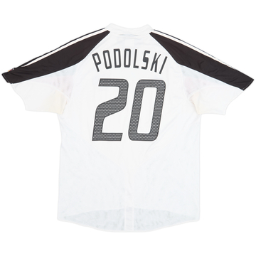 2004-05 Germany Home Shirt Podolski #20 - 7/10 - (XL)
