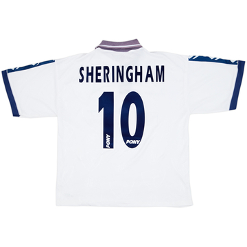 1995-97 Tottenham Home Shirt Sheringham #10 - 6/10 - (L)