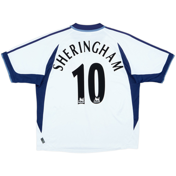 2001-02 Tottenham Home Shirt Sheringham #10 - 7/10 - (XL)