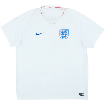 2018-19 England Home Shirt - 5/10 - (XXL)