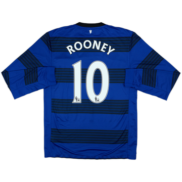 2011-13 Manchester United Away L/S Shirt Rooney #10 - 7/10 - (M)