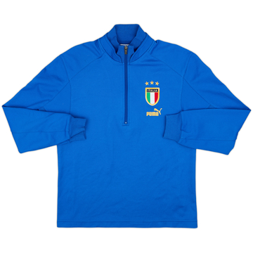 2004-06 Italy Puma 1/2 Zip Drill Top - 9/10 - (XL.Boys)