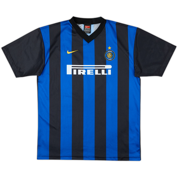 1999-00 Inter Milan Basic Home Shirt - 5/10 - (XL.Boys)