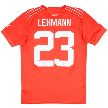 2022-23 Switzerland Home Shirt Lehmann #23 - 10/10 - (S)