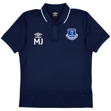 2018-19 Everton Staff Issue Umbro Polo Shirt MJ - 8/10 - (M)